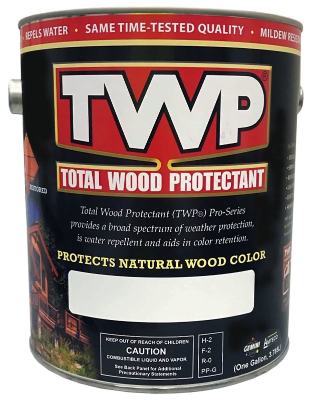 TWP (AMTECO) TWP TWP-100-1 Wood Preservative, 100 to 400 sq-ft/gal Coverage Area, Clear, Liquid, 1 gal Can PAINT TWP (AMTECO)