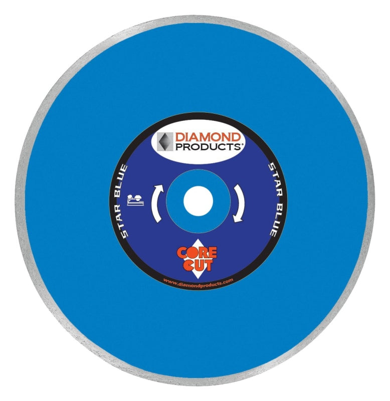DIAMOND PRODUCTS Diamond Products 80012 Tile Diamond Blade, 4 in Dia, 7/8 in Arbor TOOLS DIAMOND PRODUCTS