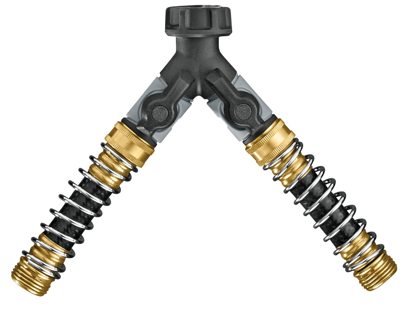 ORBIT IRRIGATION PRODUCTS Orbit 58934D Y Hose with Flexible Outlet, 3/4 in, Male Threaded, Metal Body