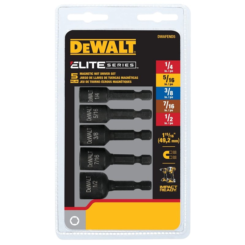 DEWALT NUT DRIVER SET MAG BO 1-7/8IN TOOLS DEWALT