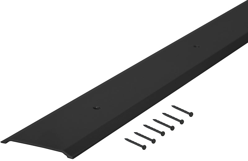 M-D M-D 11822 Flat Top Threshold, 36 in L, 1-3/4 in W, Aluminum, Black