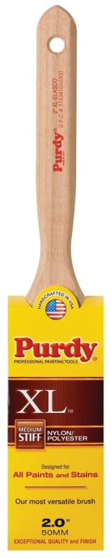 PURDY Purdy 100320 Trim Brush, 2 in W, Nylon/Polyester Bristle, Fluted Handle