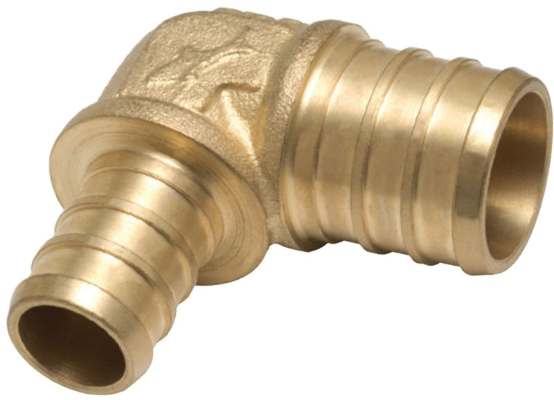 SHARKBITE SharkBite UC274LFA Reducing Pipe Elbow, 1/2 x 3/4 in, Barb, 90 deg Angle, 200 psi Pressure PLUMBING, HEATING & VENTILATION SHARKBITE