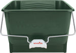 WOOSTER BRUSH Wooster 8616 Paint Roller Bucket, 4 gal, Polypropylene, Green, Comfort-Grip Handle