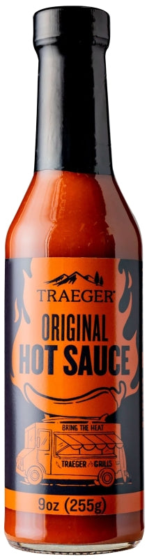TRAEGER Traeger HOT001 Original Hot Sauce, Spicy, Tangy, 9 oz Bottle OUTDOOR LIVING & POWER EQUIPMENT TRAEGER