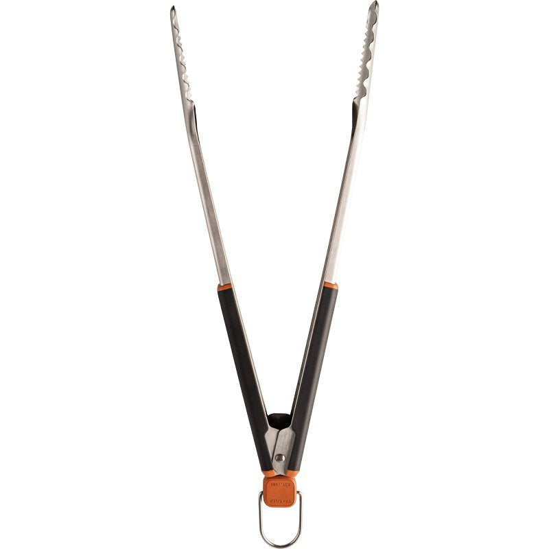 TRAEGER Traeger BAC790 Tongs, Stainless Steel Blade, Teak Wood Handle, 16.54 in OAL OUTDOOR LIVING & POWER EQUIPMENT TRAEGER