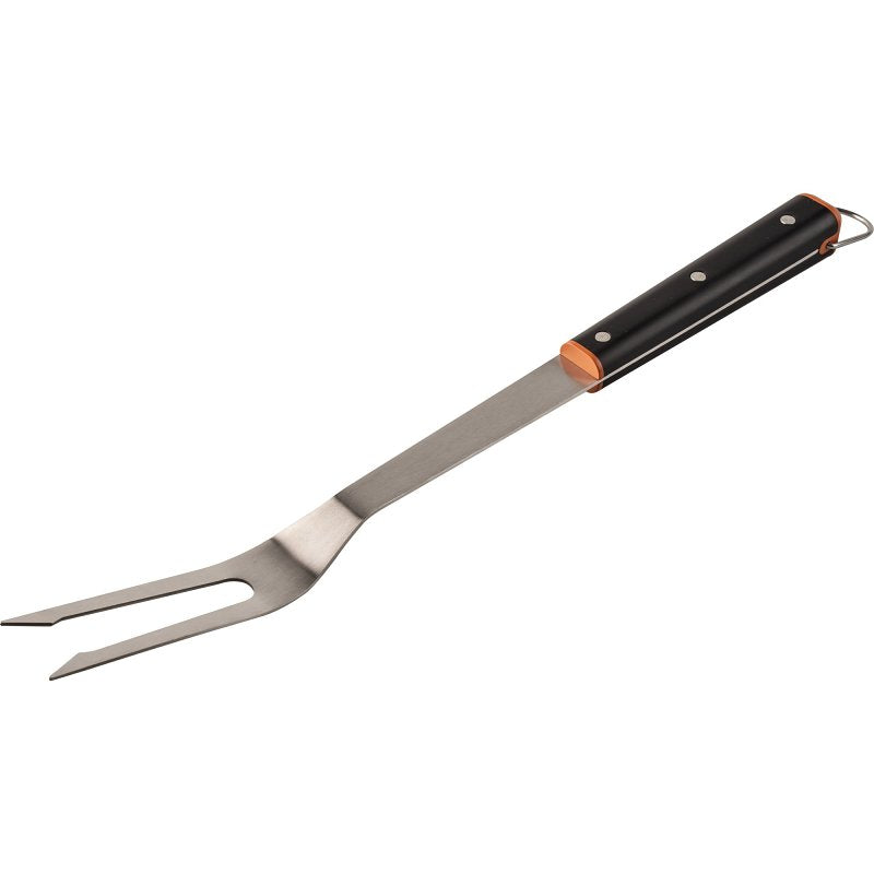 TRAEGER Traeger BAC791 BBQ Fork, 2 in W Blade, Stainless Steel Blade, Stainless Steel, Stainless Steel Handle, 17.13 in OAL