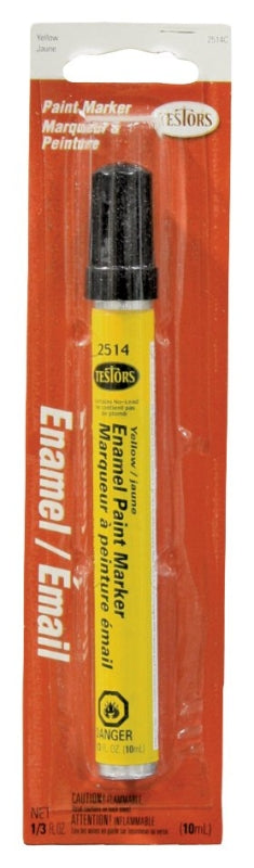 TESTORS Testors 2514C Enamel Marker, Yellow, 0.33 fl-oz PAINT TESTORS