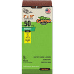 GATOR Gator 7034 Sanding Belt, 3 in W, 18 in L, Aluminum Oxide Abrasive, 50 Grit, Coarse