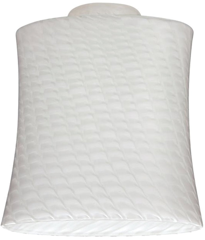 WESTINGHOUSE Westinghouse 8141200 Light Shade, Slightly Flared, Glass, White ELECTRICAL WESTINGHOUSE