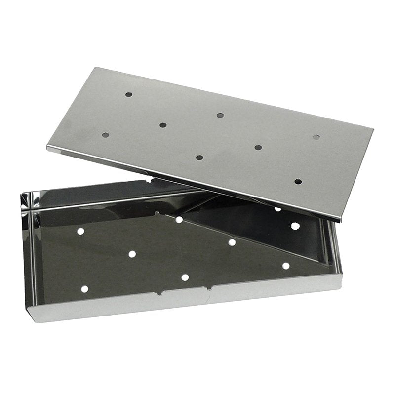 MR BAR-B-Q PRODUCTS Mr. BAR-B-Q 02109Y Wood Chip Smoker Box, Stainless Steel