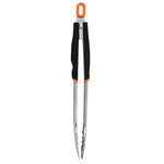 MR BAR-B-Q PRODUCTS Mr. BAR-B-Q 02961Y Locking Grill Tongs, Stainless Steel, Plastic/TPR Handle