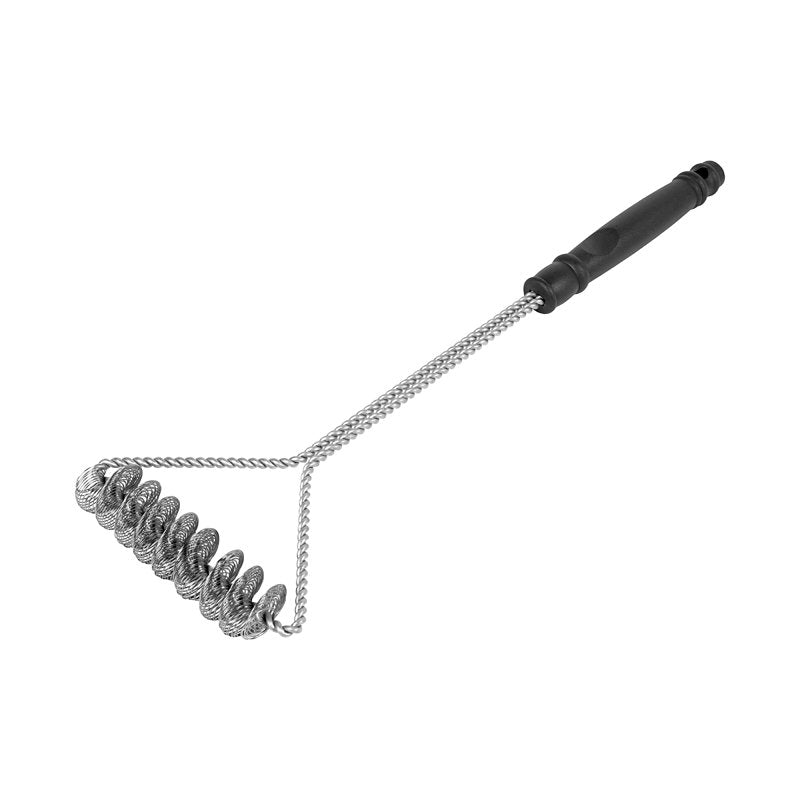 MR BAR-B-Q PRODUCTS Grill Zone 00399TV Coil Grill Brush, Stainless Steel Bristle, 18 in L OUTDOOR LIVING & POWER EQUIPMENT MR BAR-B-Q PRODUCTS