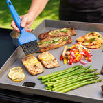 MR BAR-B-Q PRODUCTS Mr. BAR-B-Q 08814RZ Extra Wide Basting Brush, Silicone Bristle, Plastic Handle, 10.35 in OAL OUTDOOR LIVING & POWER EQUIPMENT MR BAR-B-Q PRODUCTS