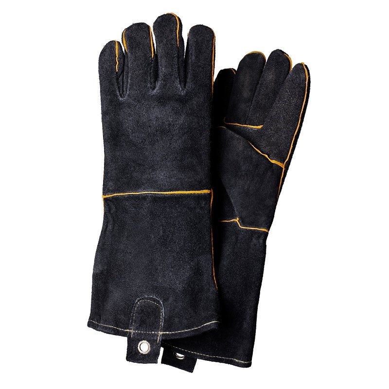 MR BAR-B-Q PRODUCTS Mr. BAR-B-Q 40113X BBQ Gloves, XL, Leather, Black
