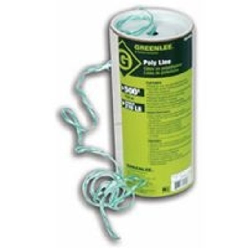 GREENLEE Greenlee 430-500 Twine, 500 ft L, 210 lb Working Load, Polypropylene, Green AUTOMOTIVE GREENLEE
