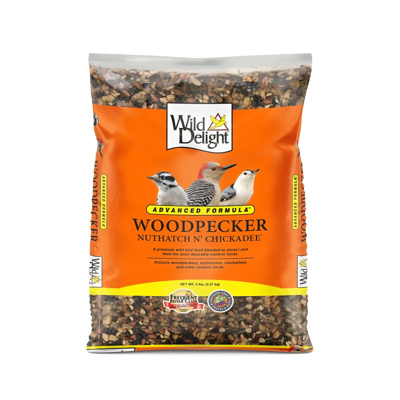 WILD DELIGHT Wild Delight 364050 Bird Food, 5 lb Bag, Ingredients: Artificial Flavor, Ascorbic Acid (Vitamin C)