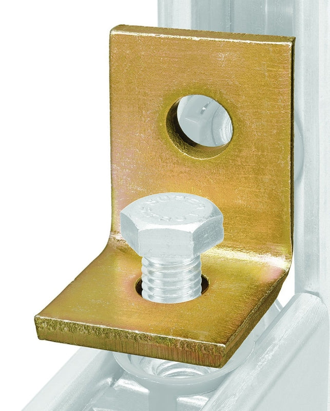 SUPERSTRUT SuperStrut 200 Series ZAB201-10 Angle Bracket Fitting, Steel, Gold, Galvanized ELECTRICAL SUPERSTRUT