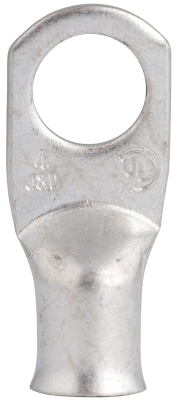 GB Gardner Bender AML-204 Compression Lug, 4 AWG Wire, 3/8 in Stud, Copper Contact, Silver