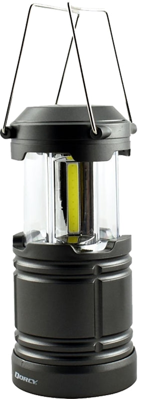 DORCY Dorcy 41-6527 Pop-Up COB Lantern, AA Battery, LED Lamp, 500 Lumens Lumens, Black/Gray ELECTRICAL DORCY