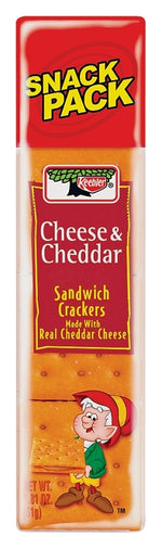 KEEBLER� Keebler KCC12 Sandwich Cracker, Cheddar, Cheese, 1.8 oz