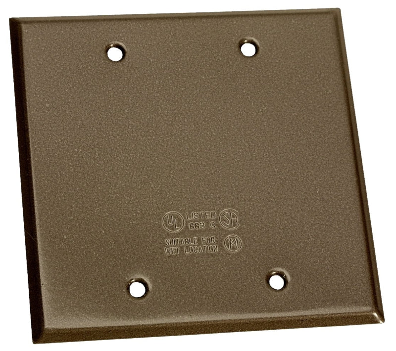 TEDDICO/BWF BWF 722AB-1 Cover, Steel, Bronze, Powder-Coated ELECTRICAL TEDDICO/BWF