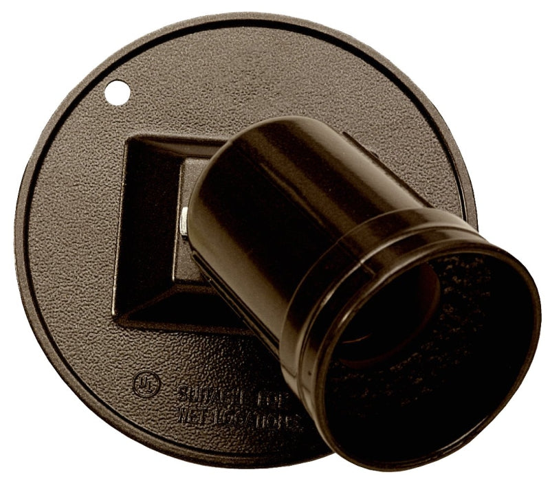 TEDDICO/BWF Teddico/Bwf 93101AB-1 Lamp Holder, Metal Housing Material, Bronze ELECTRICAL TEDDICO/BWF