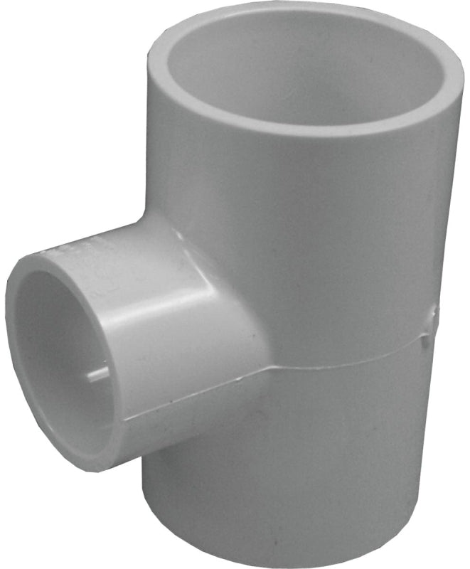 IPEX USA LLC-CANPLAS IPEX 035808 Reducing Tee, 2 x 2 x 1 in, Socket x Socket x Socket, PVC, SCH 40 Schedule