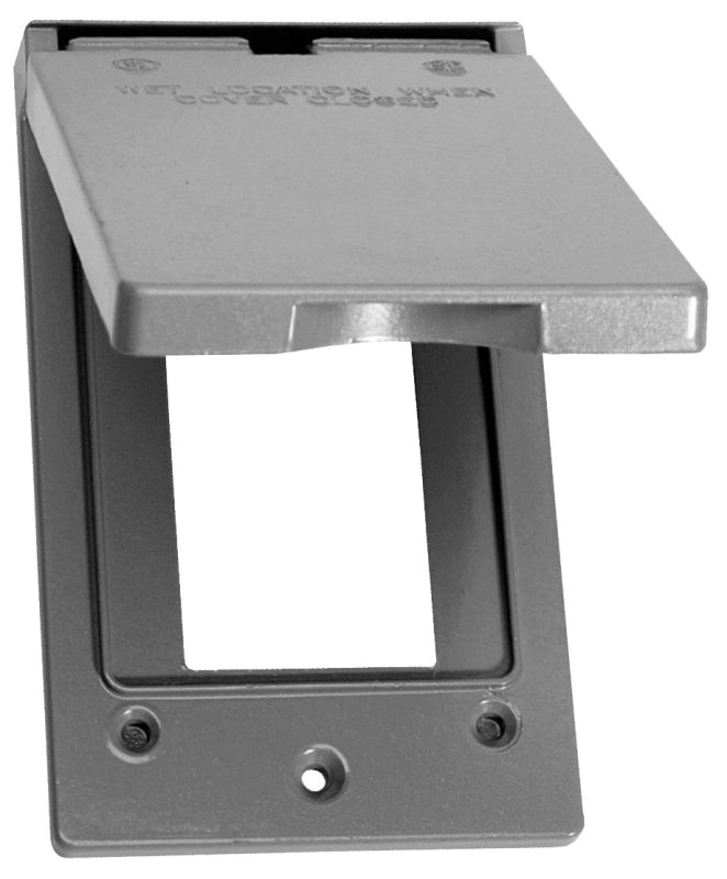 TEDDICO/BWF BWF FGV-1DCV Weatherproof Cover, 1 -Gang, Metal ELECTRICAL TEDDICO/BWF