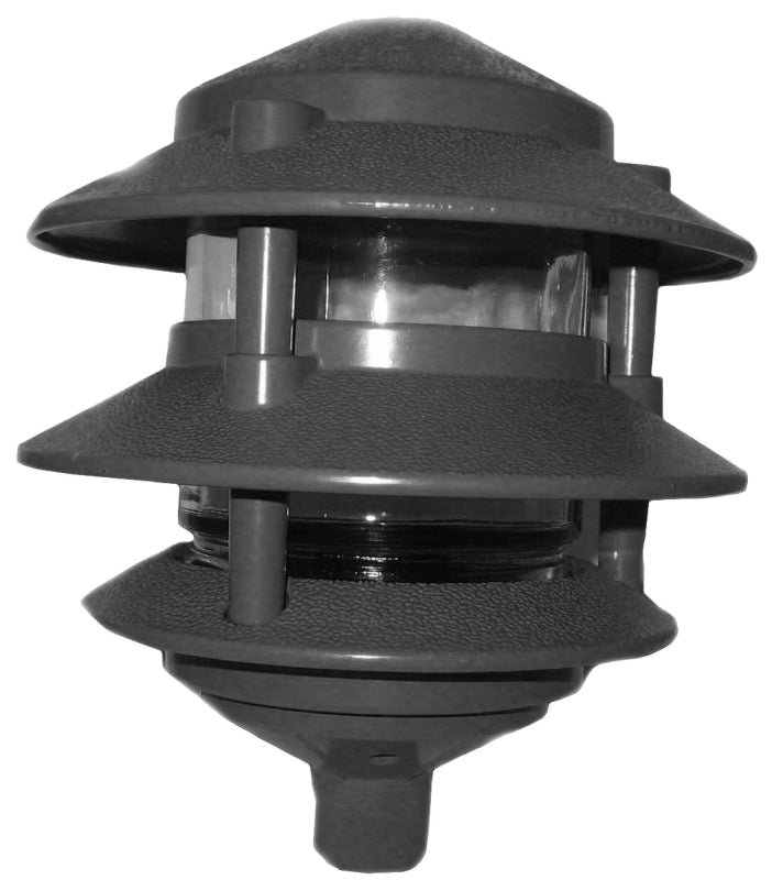 TEDDICO/BWF Teddico/Bwf P-3B Louver Light, 110/120 V, 75 W Lamp, Incandescent Lamp, Metal Fixture, Black, 7 in H x 6 in W Dimensions ELECTRICAL TEDDICO/BWF