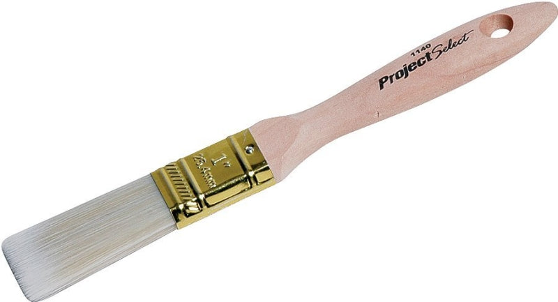 LINZER Linzer WC 1140-1 Paint Brush, 1 in W, 2-1/4 in L Bristle, Varnish Handle