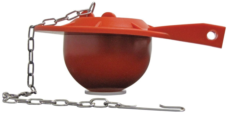 KEENEY Keeney K833-3 Toilet Tank Flapper, Rubber/Vinyl, Red, For: 3 in Flush Valves PLUMBING, HEATING & VENTILATION KEENEY