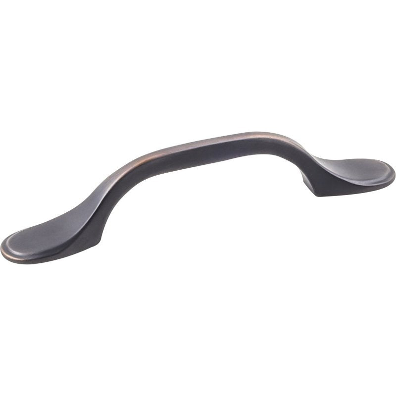 HARDWARE RESOURCES Hardware Resources K9973BORB-8 Cabinet Pull, Brushed Oil-Rubbed Bronze, 5 in L Handle, 15/16 in H Handle, Zinc, 8/PK HARDWARE & FARM SUPPLIES HARDWARE RESOURCES