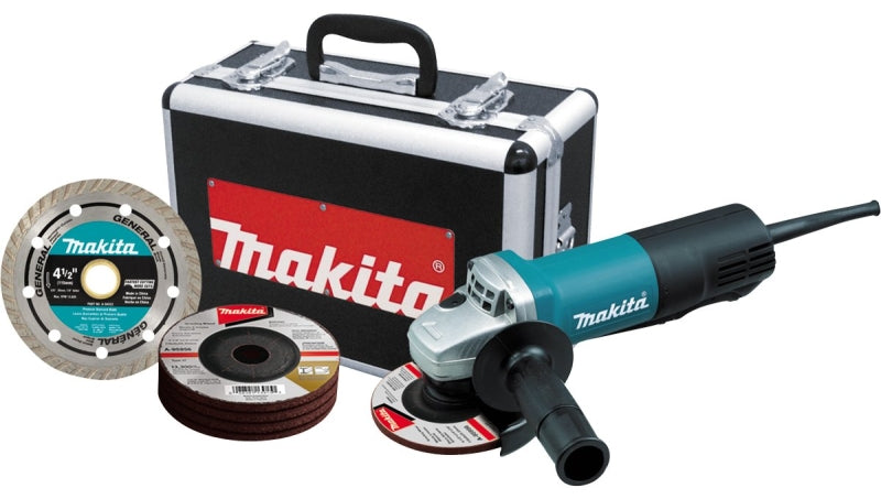 MAKITA Makita 9557PBX1 Series Angle Grinder, 7.5 A, 4-1/2 in Dia Wheel, 11,000 rpm Speed TOOLS MAKITA