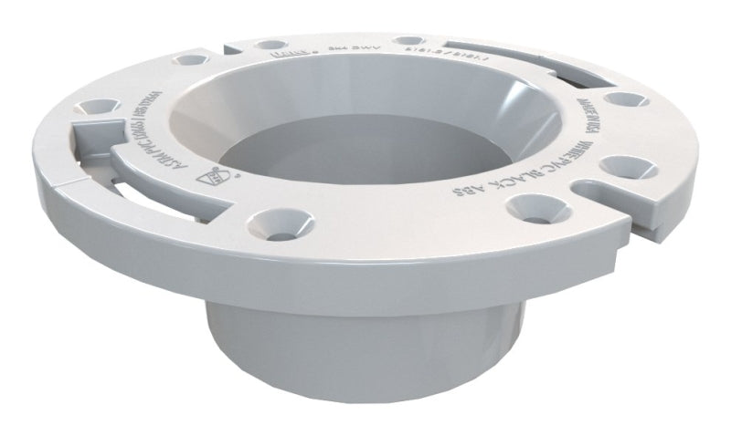 OATEY Oatey 43503 Closet Flange, 2.36 in W Dimensions, 3, 4 in Connection, PVC, White, For: Most Toilets PLUMBING, HEATING & VENTILATION OATEY