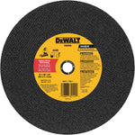 DEWALT DEWALT DW8005 Cutting Wheel, 10 in Dia, 7/64 in Thick, 5/8 in Arbor, 24 Grit, Very Coarse, Aluminum Oxide Abrasive TOOLS DEWALT