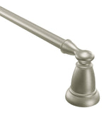MOEN Moen Y2618BN Towel Bar, 3.1 in Projection, 20.02 in OAL, 3.1 in OAW, 18 in L Rod, Aluminum, Brushed Nickel, Surface