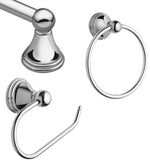 MOEN Moen Preston Series DN8433CH Bath Hardware Set, Metal, Chrome