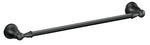 MOEN Moen Banbury Y2624BL Towel Bar, 24 in L Rod, Zinc, Matte, Wall Mounting