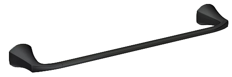 MOEN Moen Lindor Series MY8724BL Towel Bar, 24 in L Rod, Brass/Zinc, Matte, Wall Mounting HOUSEWARES MOEN