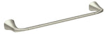 MOEN Moen Lindor MY8724BN Towel Bar, 24 in L Rod, Brass/Zinc, Brushed Nickel, Wall Mounting HOUSEWARES MOEN