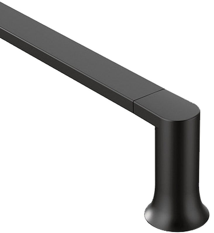 MOEN Moen Genta LX BH3818BL Towel Bar, 18 in L Rod, Zinc, Matte, Wall Mounting HOUSEWARES MOEN