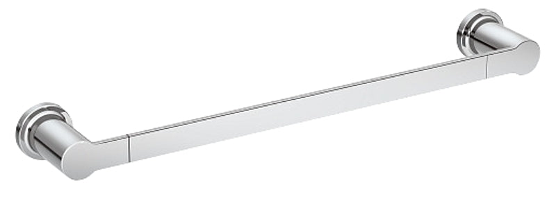 MOEN Moen Rinza Y1124CH Towel Bar, 24 in L Rod, Zinc, Chrome, Wall Mounting HOUSEWARES MOEN