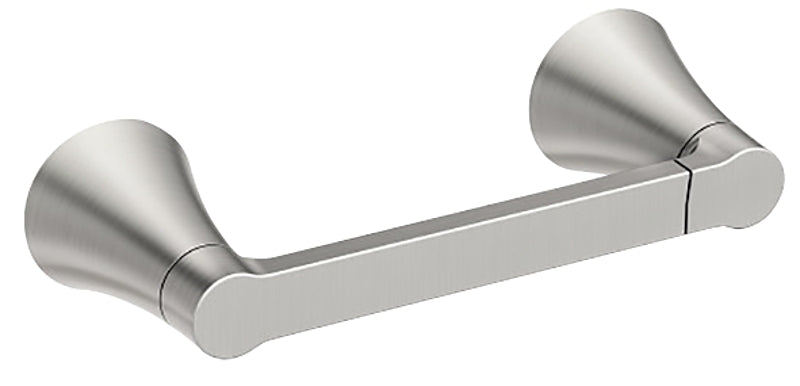 MOEN Moen Mikah Series Y0708BN Paper Holder, Zinc, Brushed Nickel, Wall