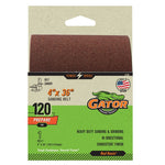 GATOR Gator 3190 Sanding Belt, 4 in W, 36 in L, 120 Grit, Fine, Aluminum Oxide Abrasive