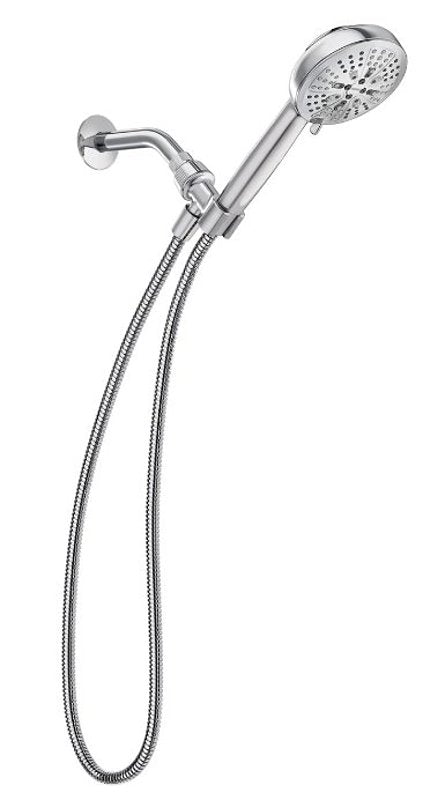 MOEN Moen HydroEnergetix Series 200H0 Handheld Shower, 1/2 in Connection, 1.75 gpm, 8-Spray Function, Plastic, Chrome PLUMBING, HEATING & VENTILATION MOEN