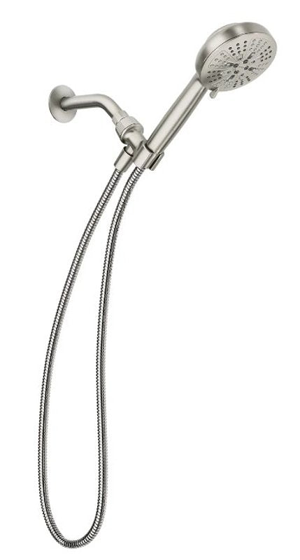 MOEN Moen HydroEnergetix Series 200H0SRN Handheld Shower, 1/2 in Connection, 1.75 gpm, 8-Spray Function, Plastic PLUMBING, HEATING & VENTILATION MOEN