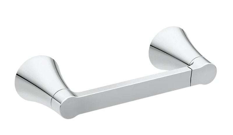 MOEN Moen Mikah Series Y0708CH Pivoting Paper Holder, Zinc, Chrome, Wall