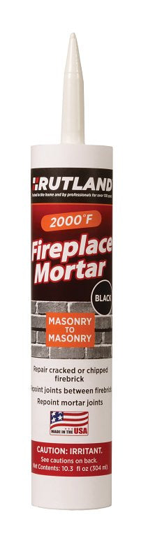 SELKIRK Rutland 63 Fireplace Mortar, Paste, Black, 10.3 oz, Cartridge
