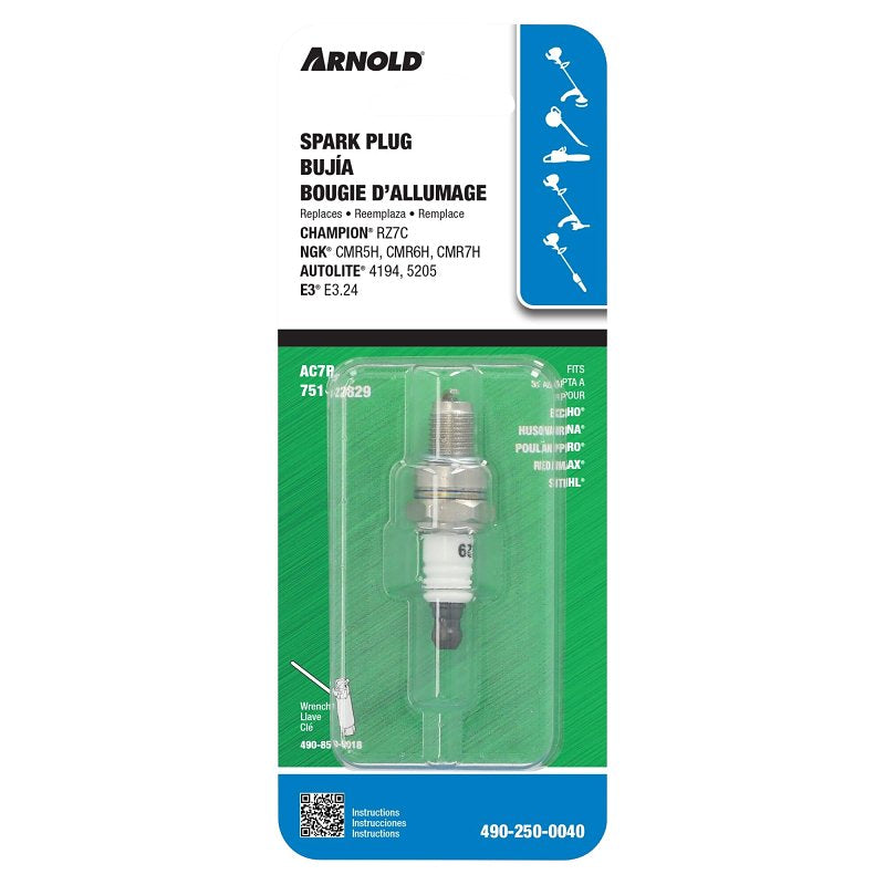 ARNOLD Arnold 490-250-0040 Spark Plug, Nickel